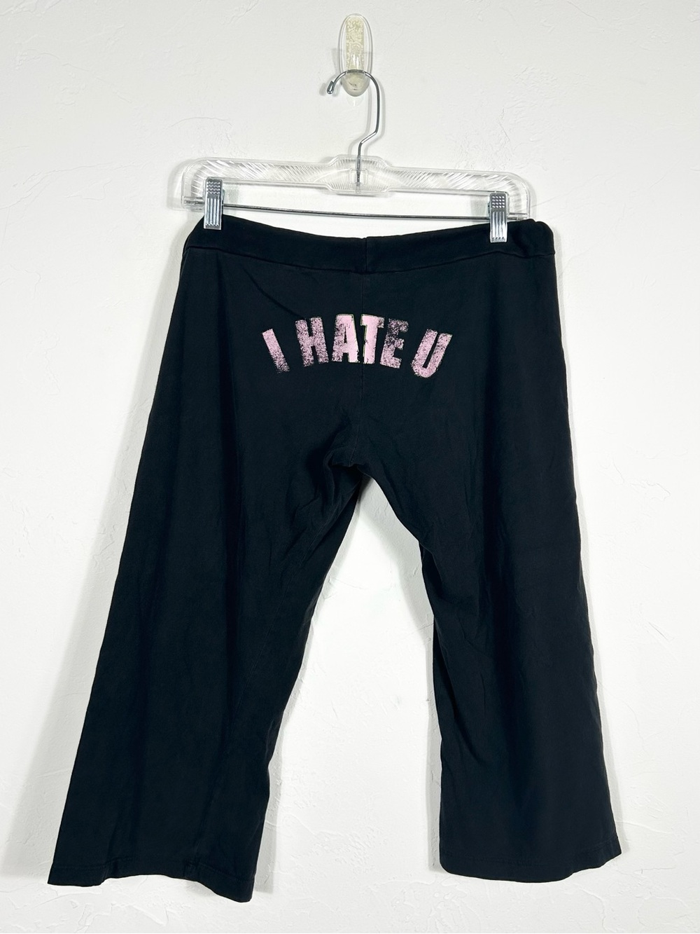 Y2K Stiletto Killers Kelly Osbourne "I Hate U" Lounge Cropped Sweatpant Vintage